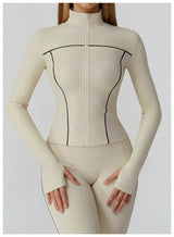 Women Slim Fit Long Sleeve Running Jacket