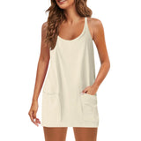 Women Sleeveless Tennis Onesie