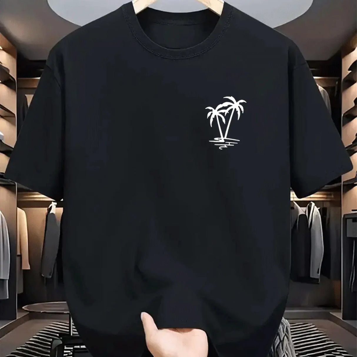 Men Coconut Print T-Shirt