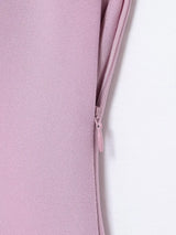 Women Pleated Backless Party Dress