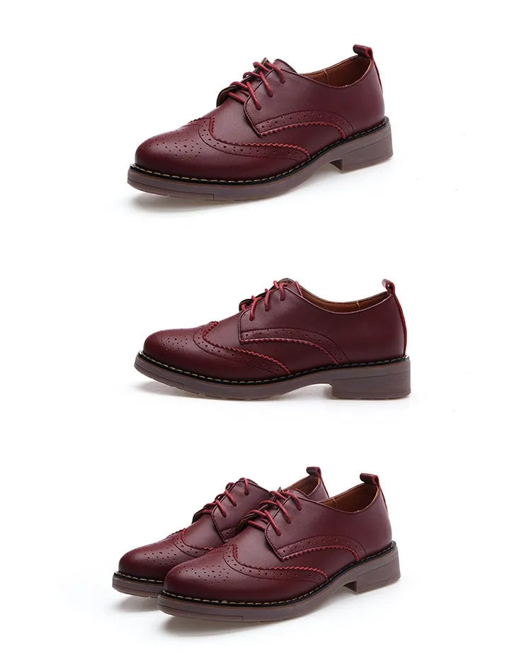 Women Brogue Flats – 2025