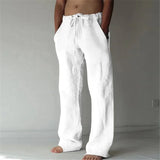 Men Cotton Linen Jogger Pants