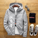 Men Lightweight Hooded Casual Jacket