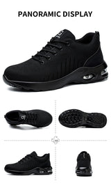 Unisex Breathable Steel Toe Safety Shoes