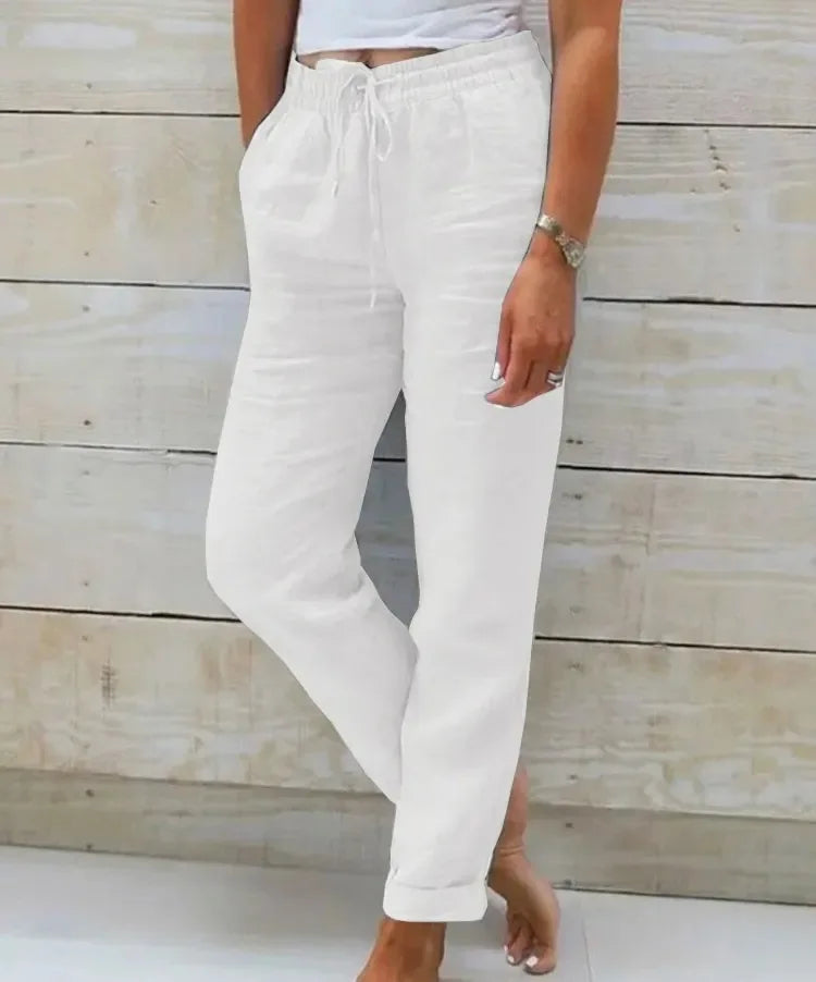 Women Linen Loose Pants