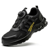 Men Air Cushion Steel Toe Safety Sneakers