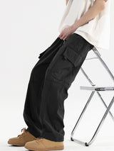 Men Black Baggy Denim Pants