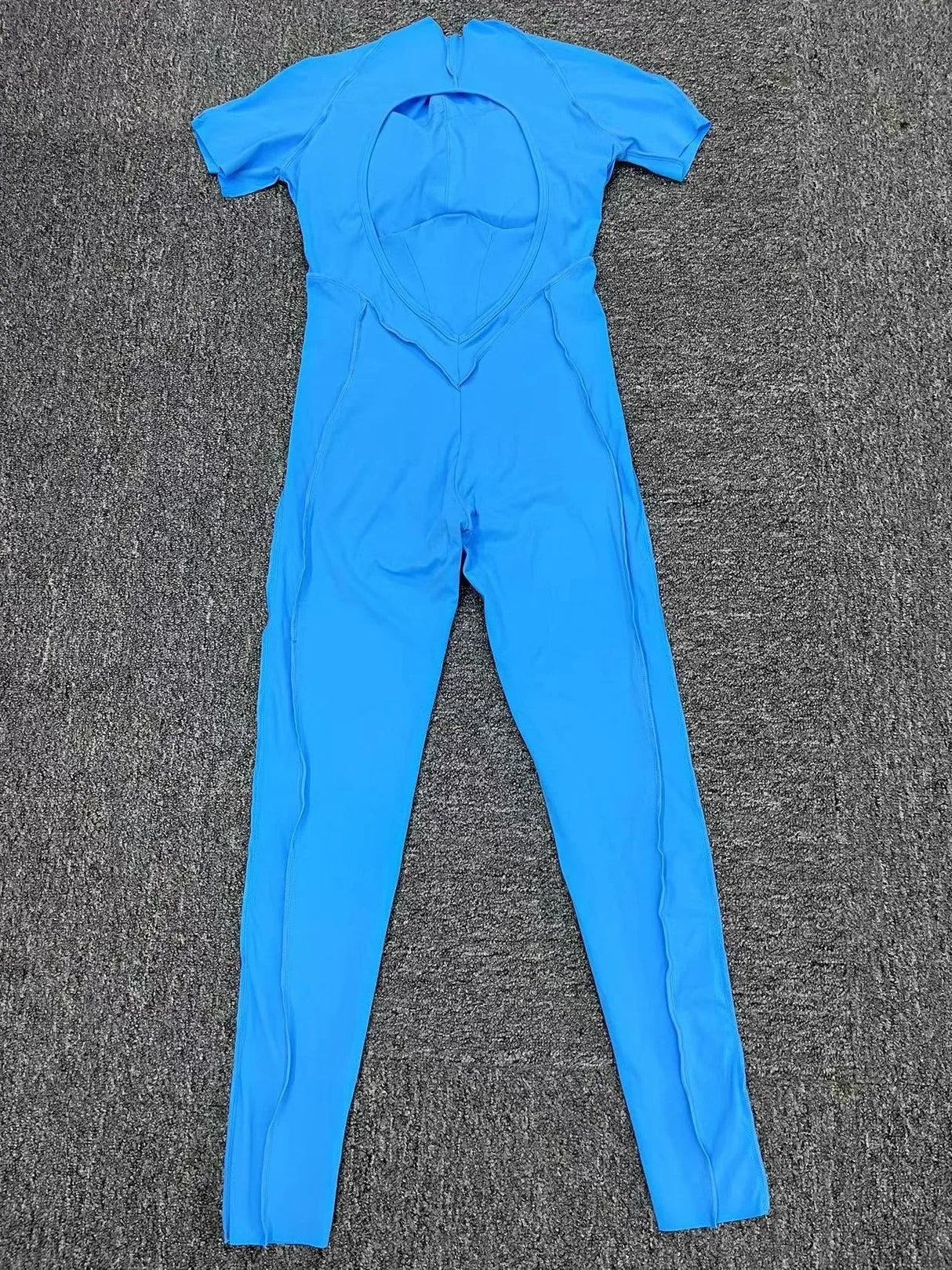 Women Backless Yoga Jumpsuit