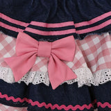 LolitaBall™ – Lace Skater Skirt (Sweet Harajuku Kawaii Denim Skirt)