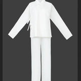 Ming Dynasty Hanfu inner robe costume for men and women, made from polyester, elegant traditional Chinese design.