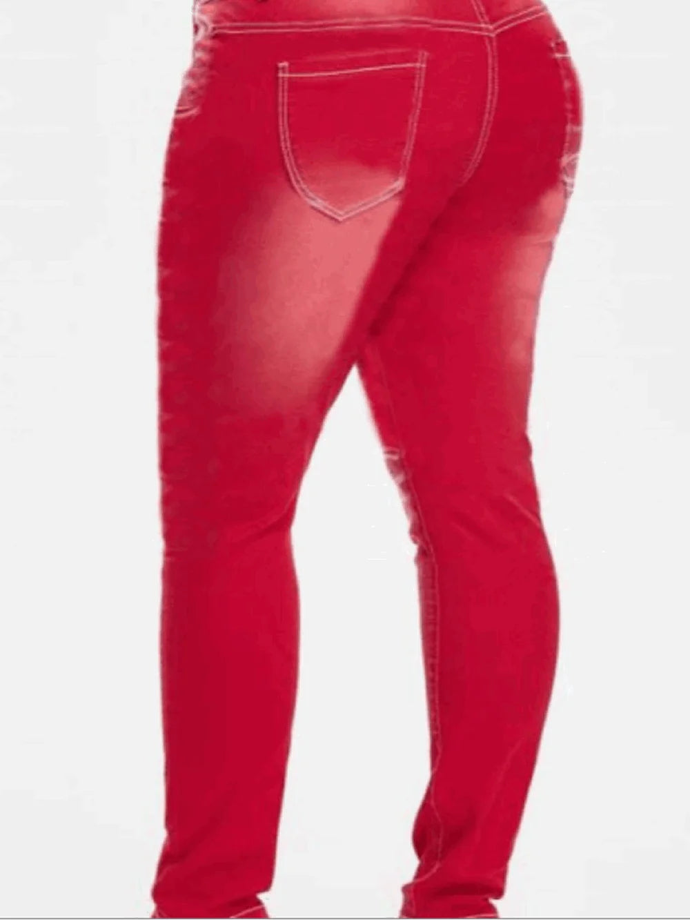 Women's Plus Size High Waist Denim Jeans