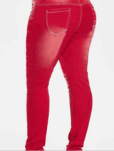 Women's Plus Size High Waist Denim Jeans