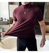 Men Korean Slim Fit Turtleneck Tee