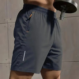 Summer Sports Shorts Men Plus Size Elastic Waist Breathable