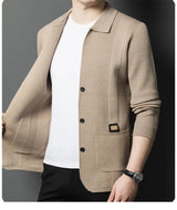 Men V-Neck Cardigan Sweater