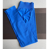 Women Seamless Ribbed Scrunch Yoga Leggings