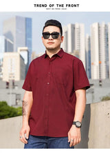 Men Plus Size Work Shirt