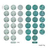 Set of 12 baby milestone cards for newborns, featuring floral designs and monthly age indicators for photography.