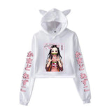 Nezuko Cat Ear Hoodie