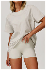 Loose Fit Yoga Tee - Breathable & Quick Dry