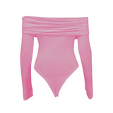 Black Backless Bodysuit Women – Knitted Corset