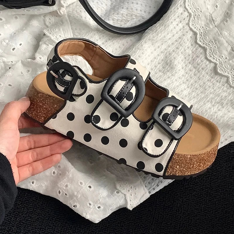 Women Platform Flat Sandals Summer Slides