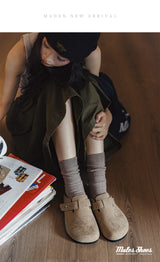 Women Breathable Illustration Mules – Thick Bottom Summer Sandals