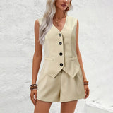 Waistcoat & Shorts Set for Women