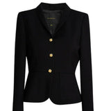 Slimette™ – Crop Blazer (Chic Black Fit, Youthful Korean Edge)