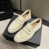 Women Loafers – Retro British Style Slip-On Flats 2025