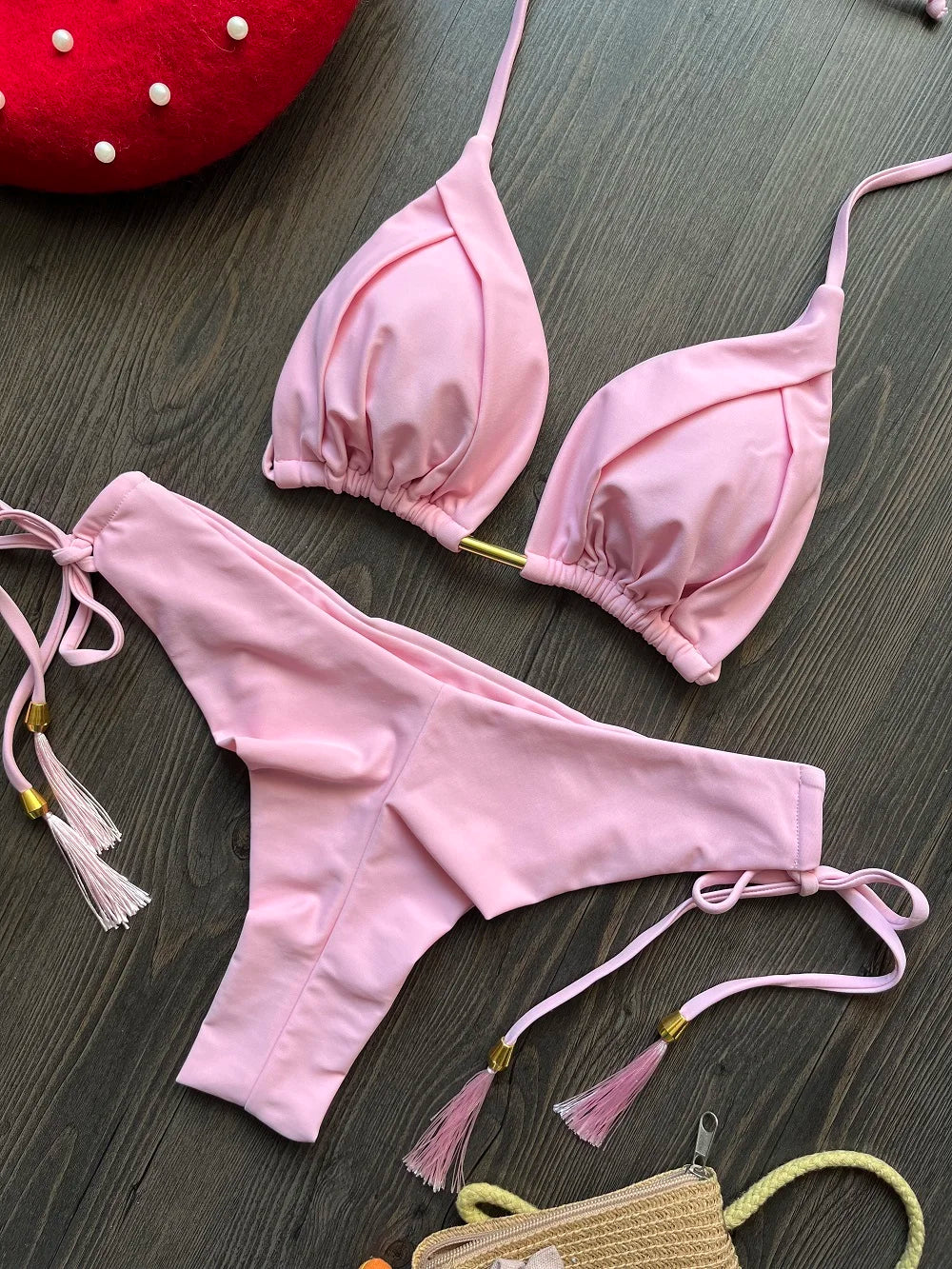 13 Color Triangle Bikini