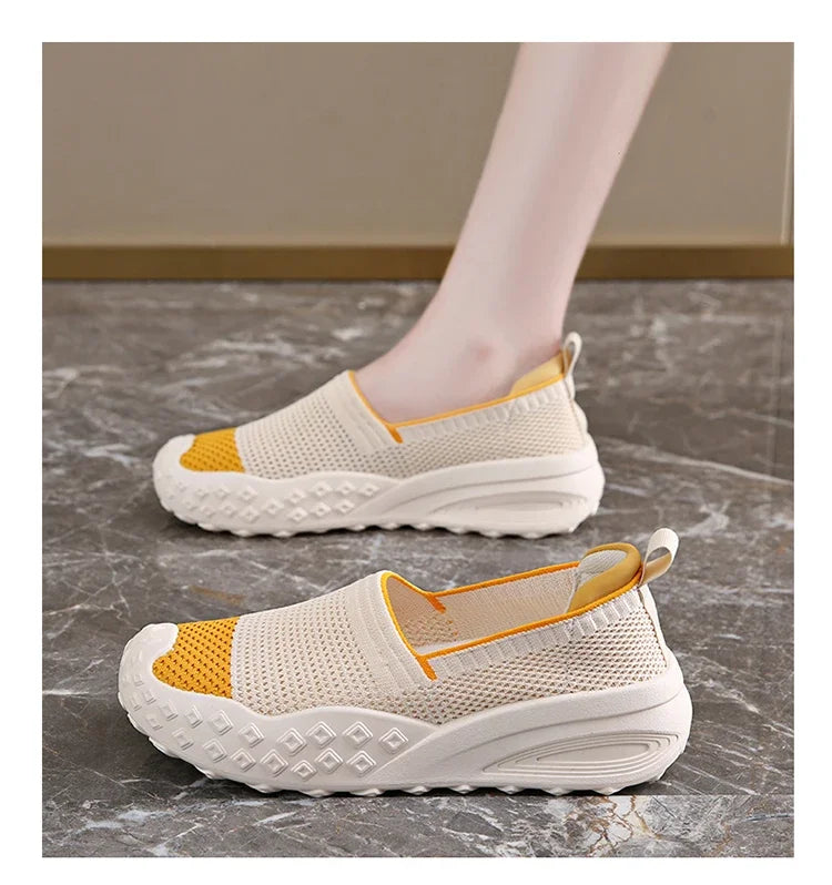Mesh Knit Slip-On Loafers – Lightweight & Breathable 2025