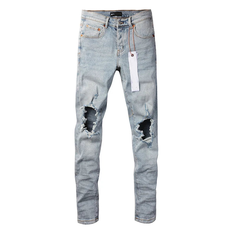 Men Distressed Skinny Jeans