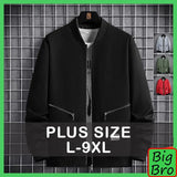 Men's Plus Size Bomber Jacket Winter