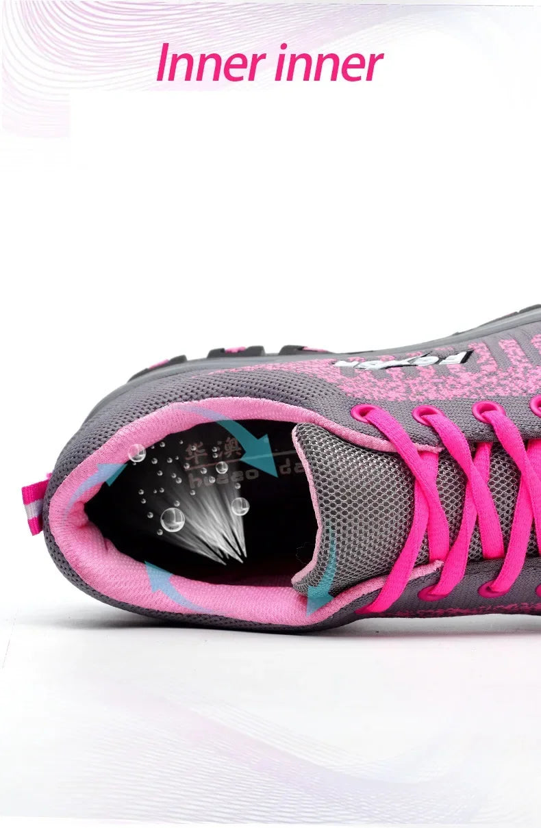 Women Safety Shoes Lightweight Non Slip Boots