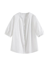 Women Pleated Office Relaxed Fit Blouse