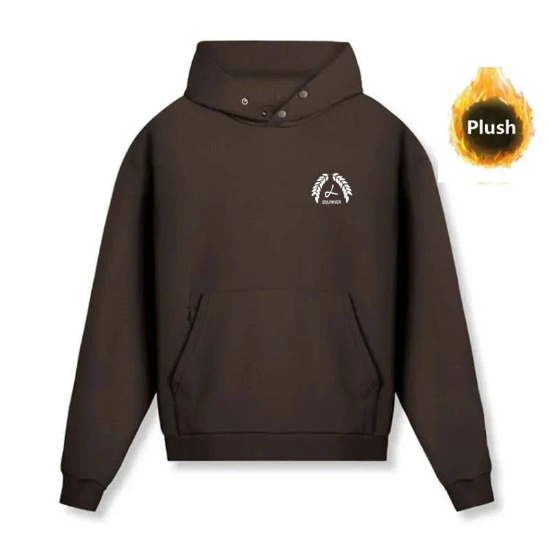 Men’s Plush Cotton Hoodie
