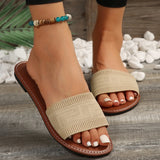 Women Luxury Flat Sandals Designer Slides