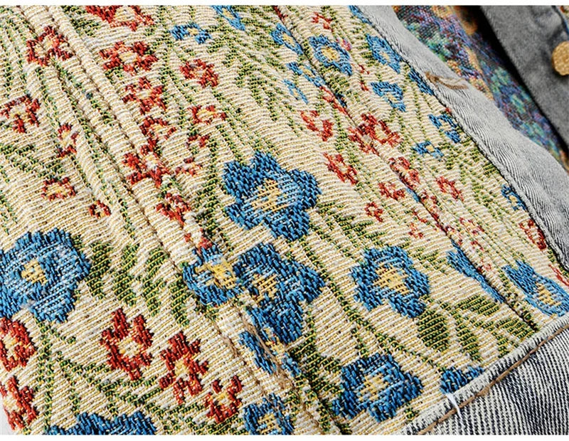 Women’s Luxury Pearl Bridal Denim Jacket