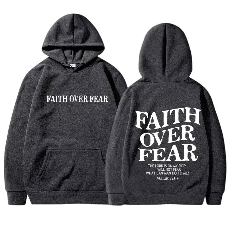 Men Faith Over Fear Hoodie
