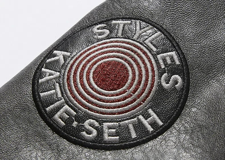 Men's Plus Size PU Motorcycle Suit – Fleece Jacket