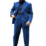 Men Corduroy 2-Piece Winter Suit