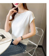 Women Summer Knit Blouse 2025