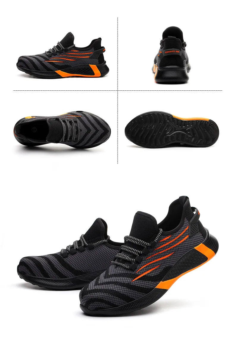 Men Lightweight Indestructible Work Boots