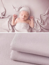 Newborn soft wrap blanket in versatile color, perfect for infant photography and cozy moments.