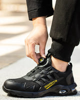 Men Air Cushion Steel Toe Safety Sneakers