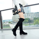 Women’s Suede Over-the-Knee Sexy High Heel Boots