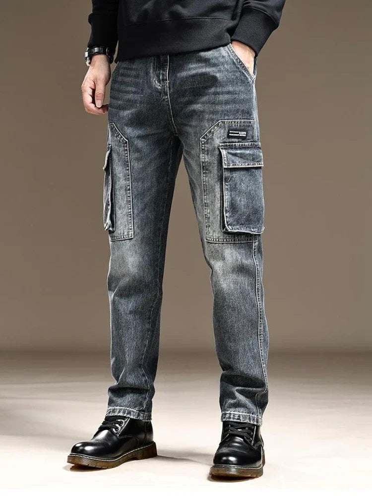 Men's Plus Size Loose Baggy Jeans