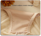 Women Mid-Rise Lace Panties