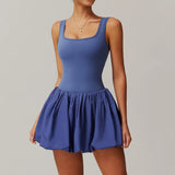 Women Tennis Skirt Yoga Jumpsuit